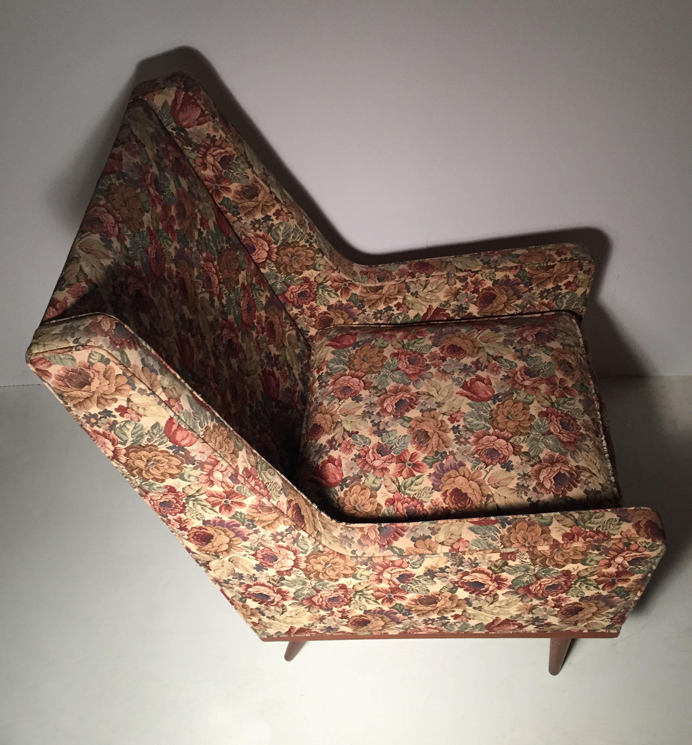 American Pair of Early Milo Baughman Lounges for James Company For Sale