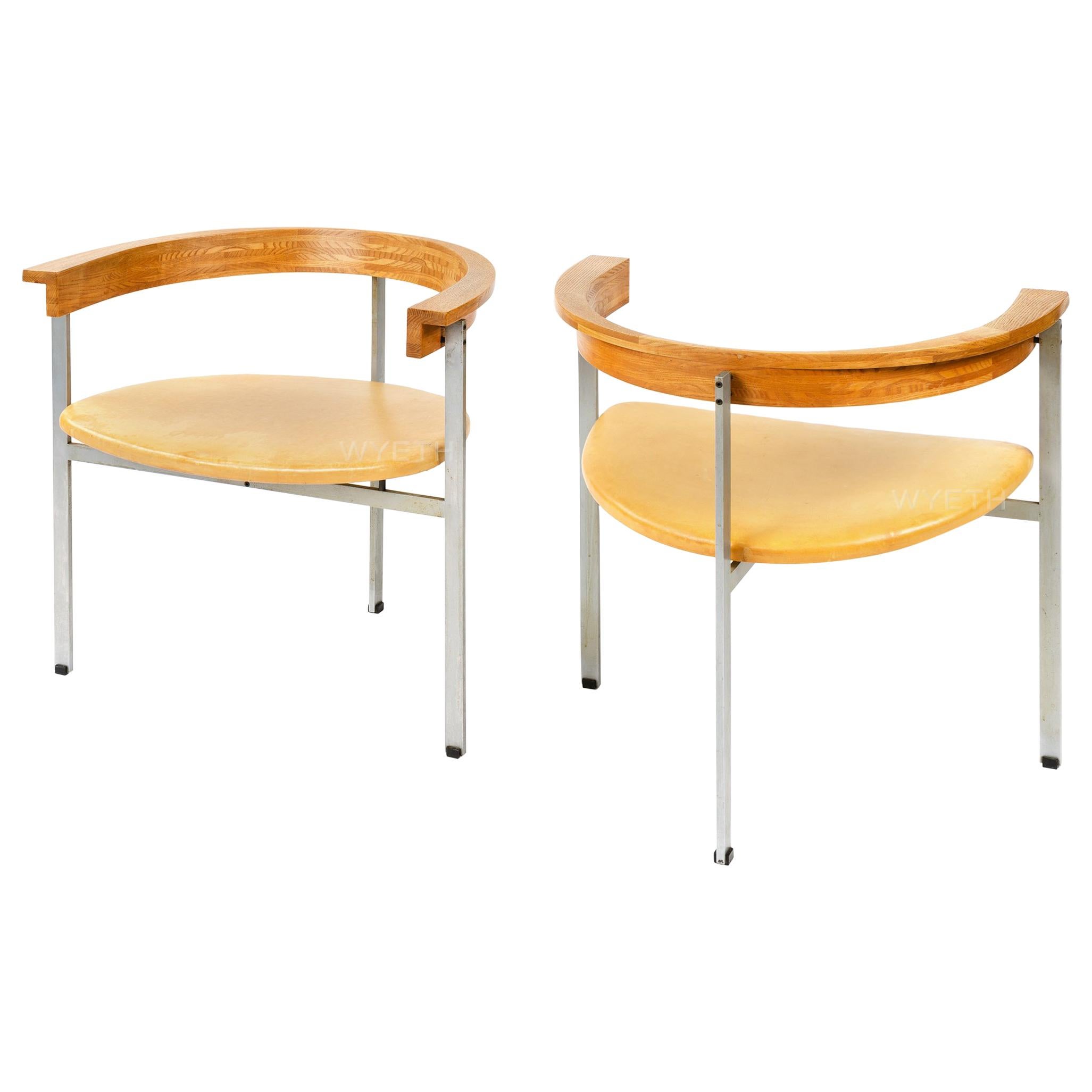 Pair of Early PK-11 Chairs