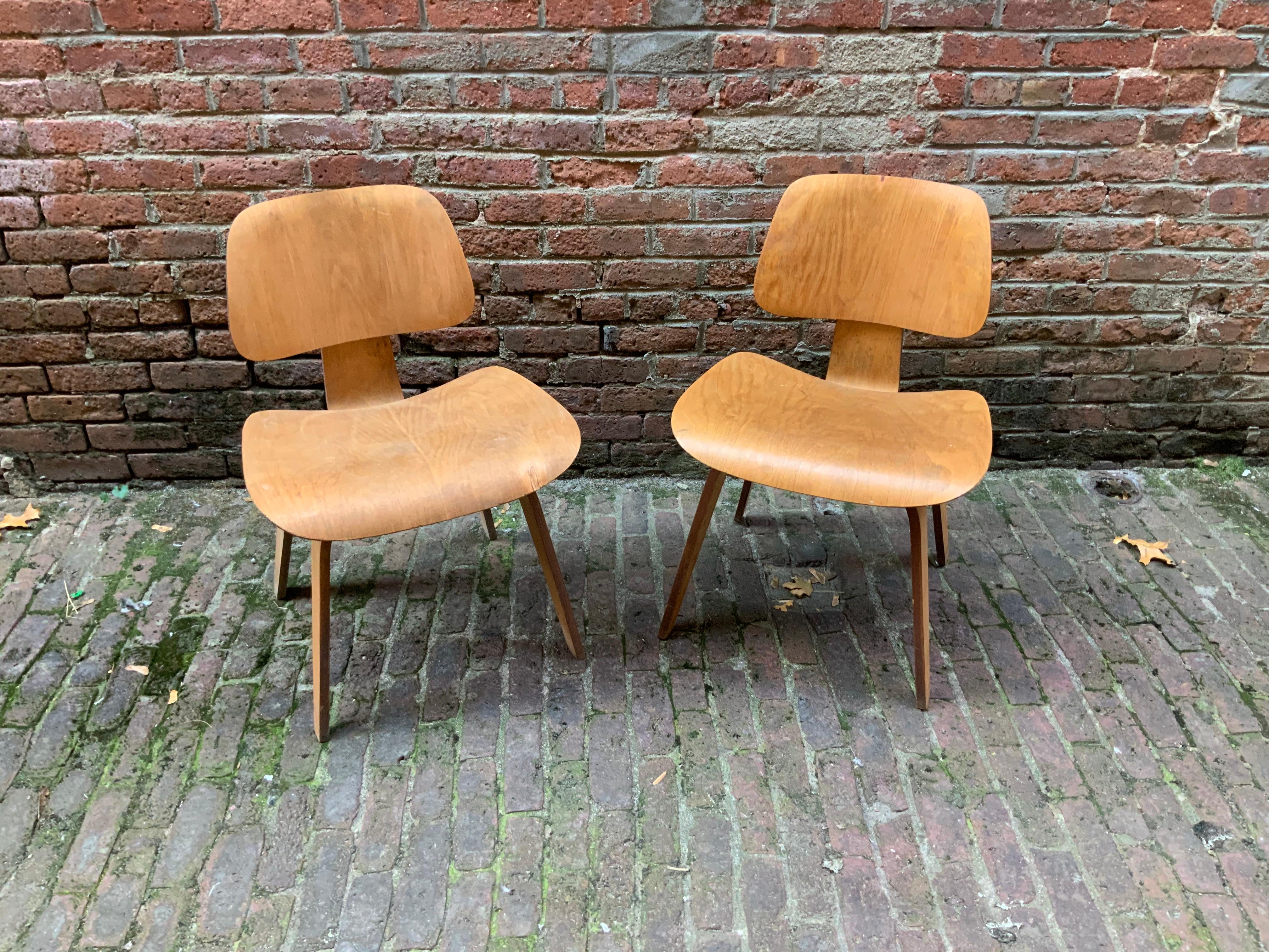 Mid-Century Modern Pair of Early Production LCW
