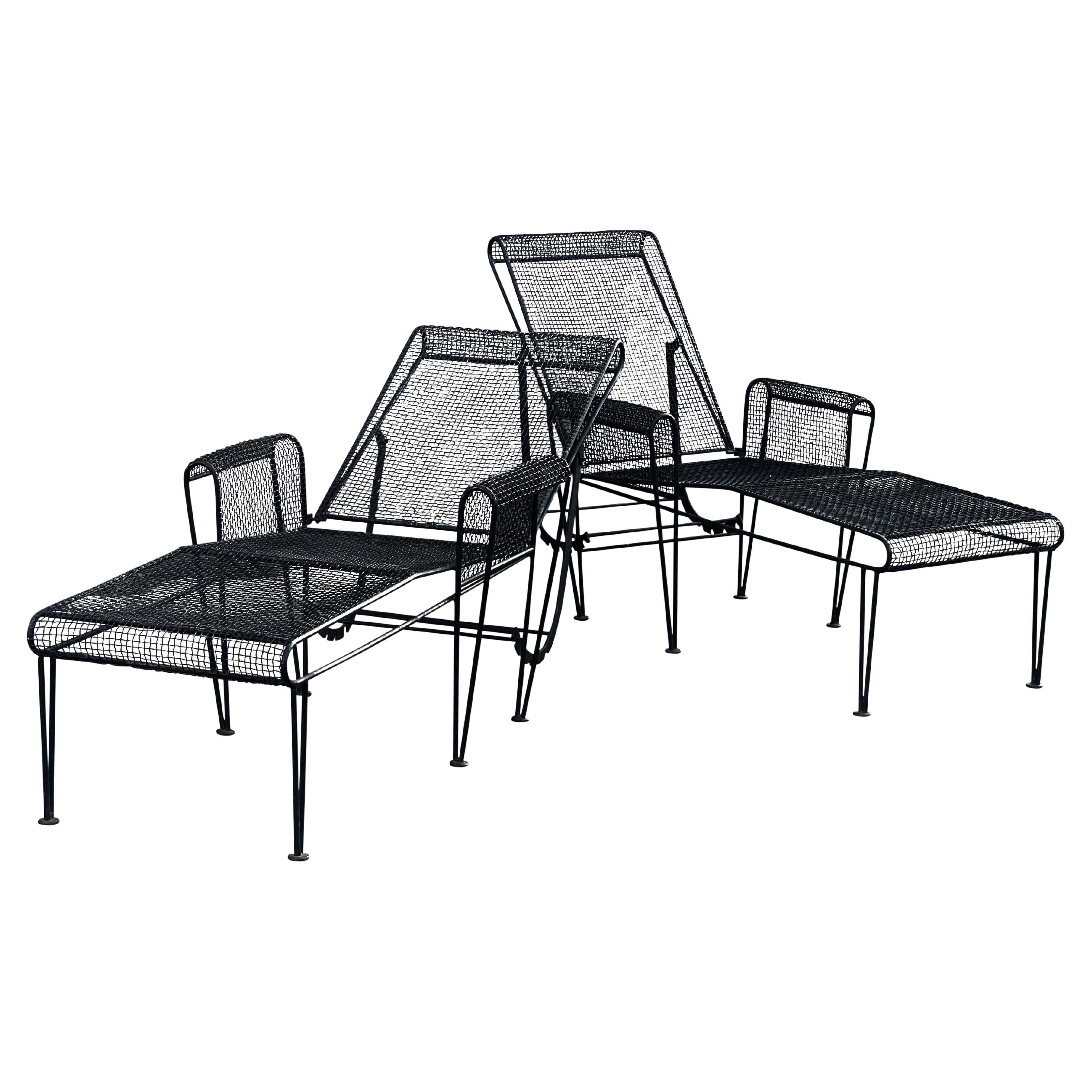 Paar frühe Russell Woodard-Sessel-Loungesessel mit Skulptura-Skulpturen, Mid-Century Modern im Angebot