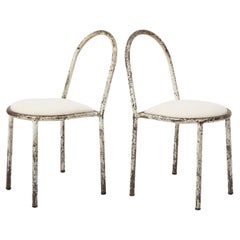 Pair of Early Side Chairs by Robert Mallet Stevens, France 1930's