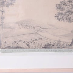 Paire de dessins topographiques anciens du Jamaïque