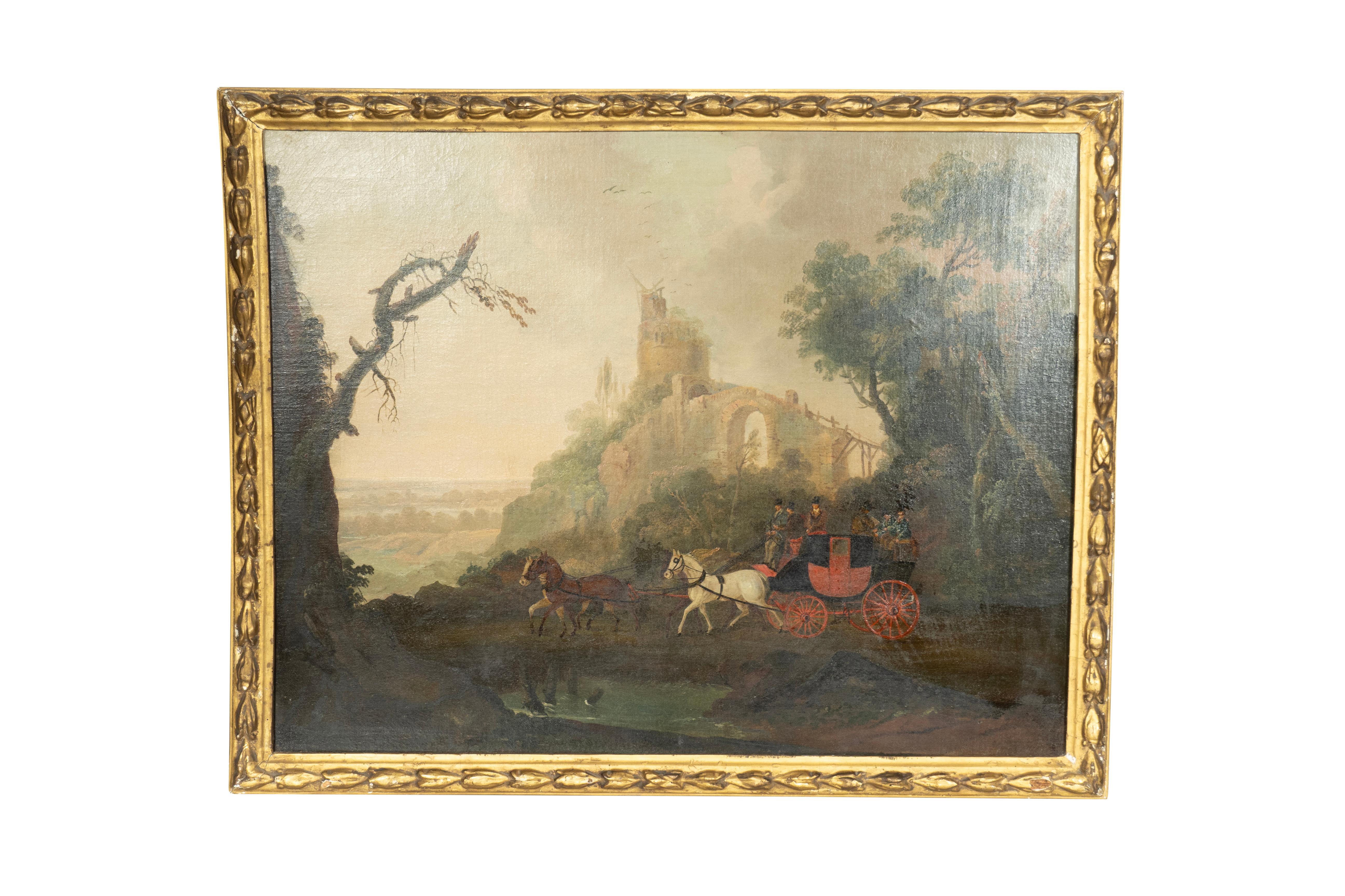 Cada uno de ellos presenta viajes a caballo y en carruaje por Inglaterra ambientados en un paisaje. Procedencia: Alfred Bullard, 12 North Row. Park Lane, Londres. W.E Browne Design, Atlanta Ga.