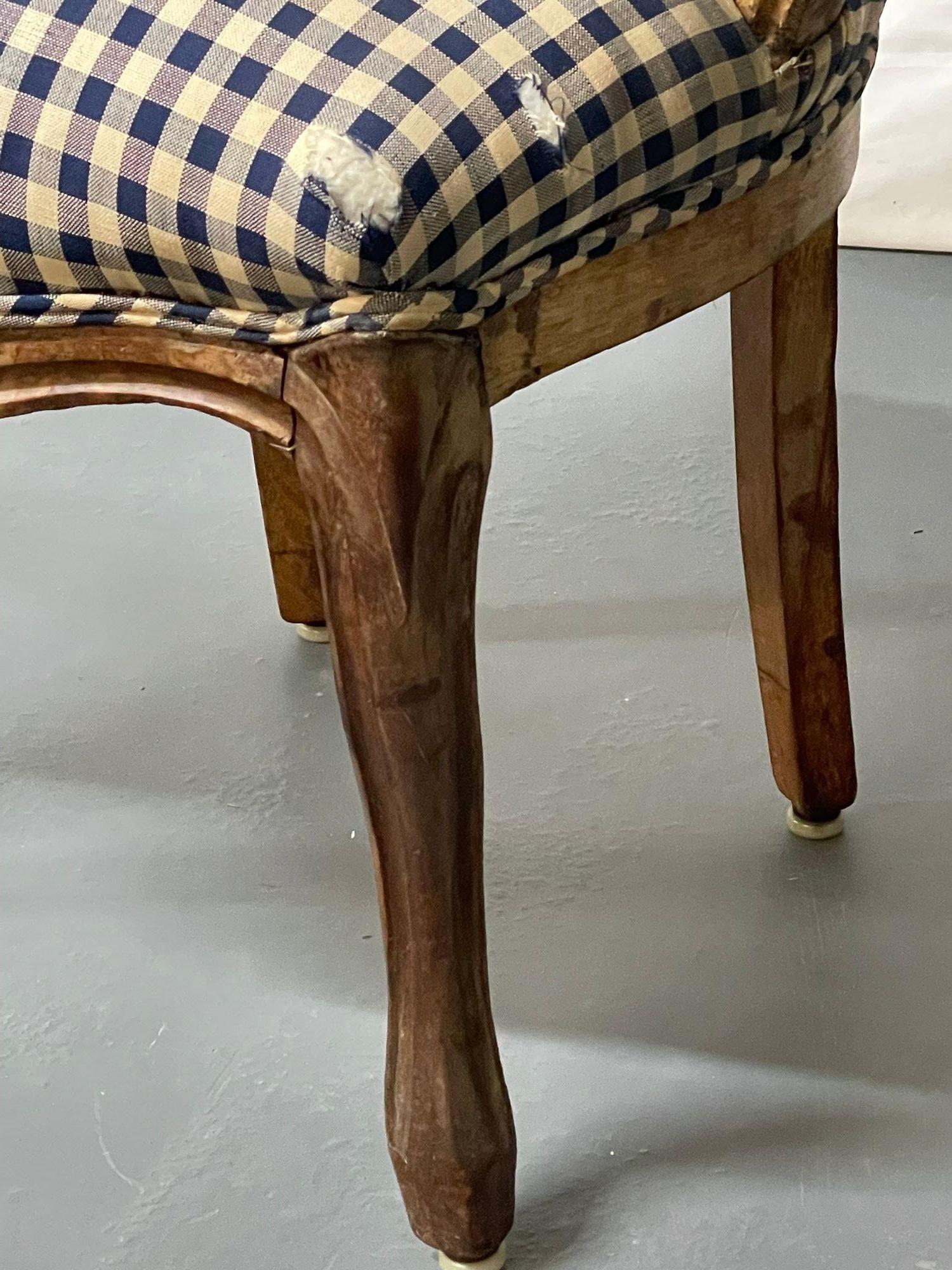 Paar frühviktorianische John Henry Belter Side / Accent Chairs, amerikanisch, im Stil von John Henry Belter im Zustand „Gut“ im Angebot in Stamford, CT