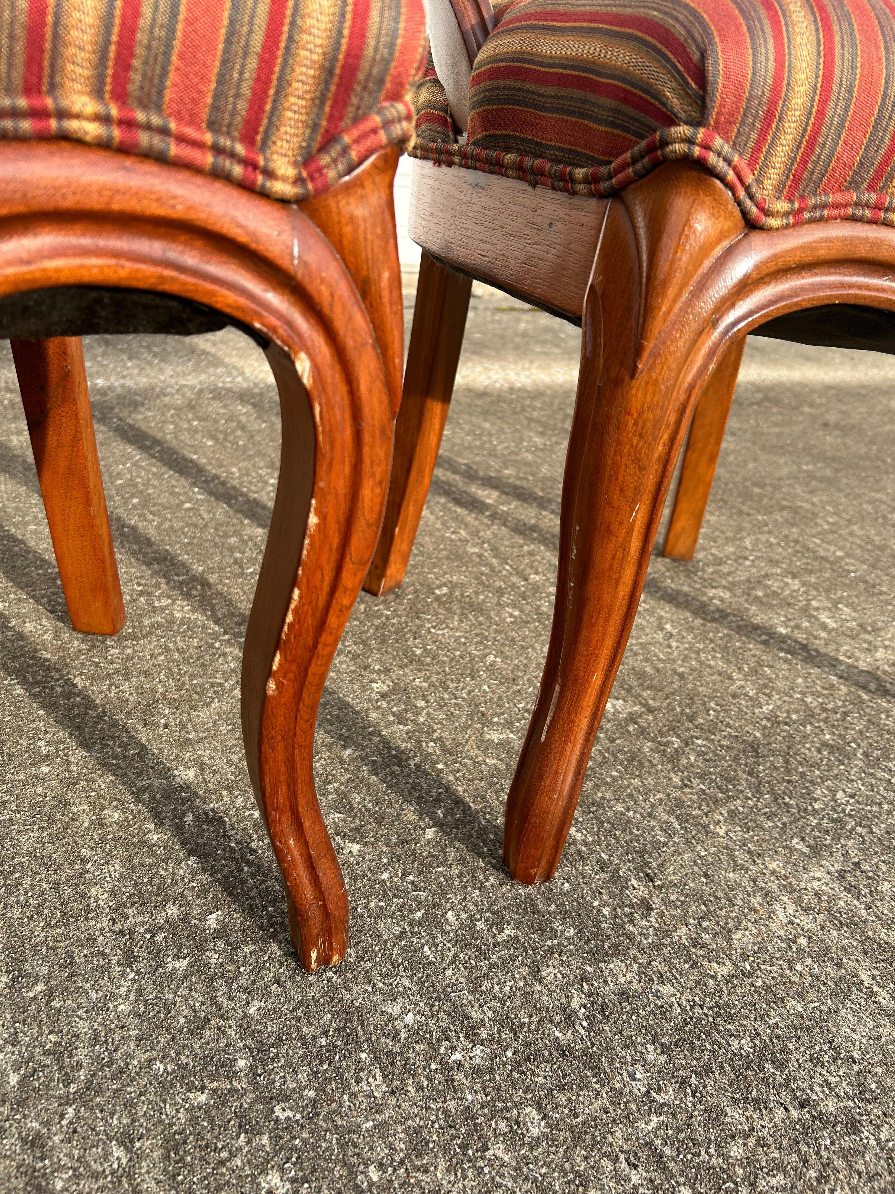 Pair of Early Victorian John Henry Belter Style Side Chairs For Sale 2