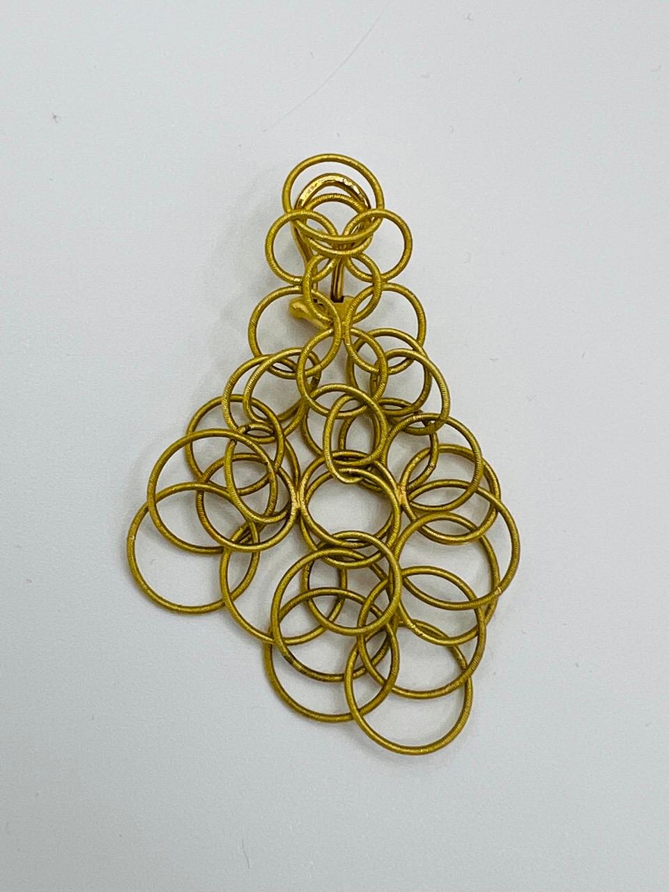 Pair of Earrings Signed Buccellati in 18 Carat Yellow Gold For Sale 7