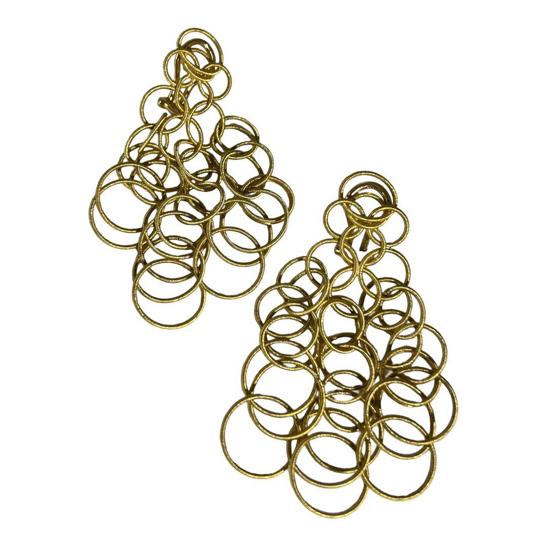 Pair of Earrings Signed Buccellati in 18 Carat Yellow Gold In Good Condition For Sale In SAINT-OUEN-SUR-SEINE, FR