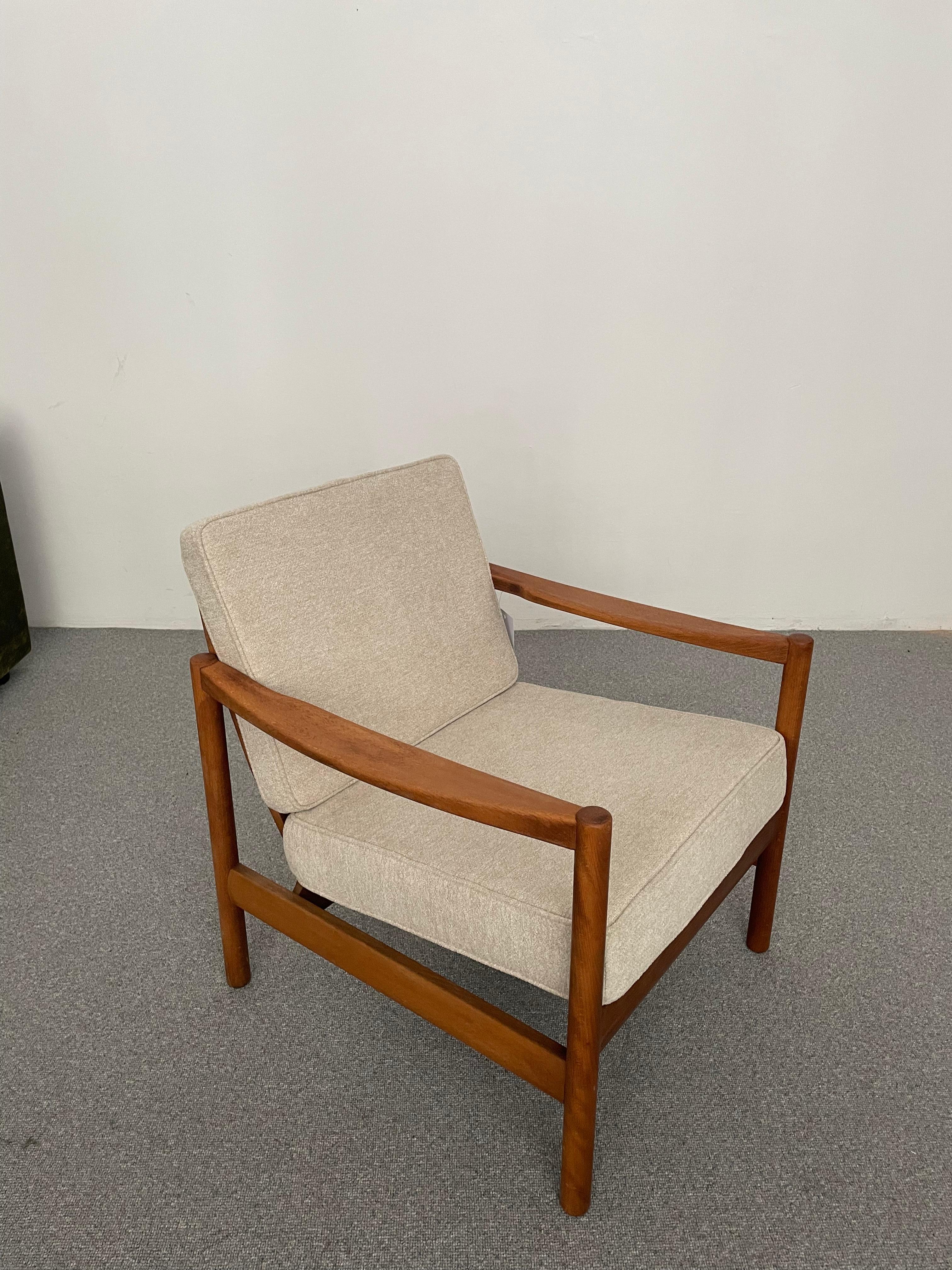 Mid-20th Century Pair of Easy Armchairs by Wilhelm Knoll Germany, 1960s