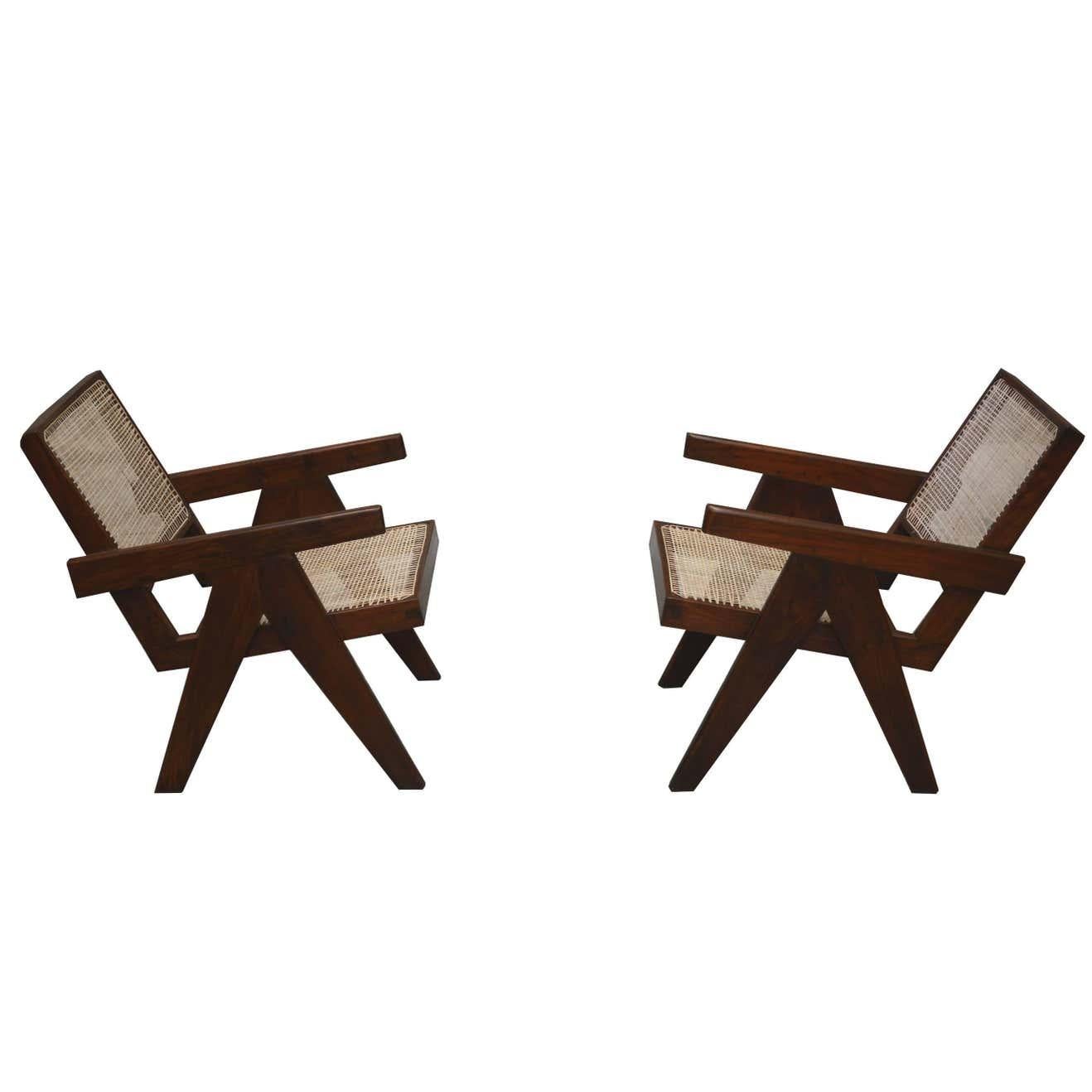 Paar Easy Armchairs (Moderne der Mitte des Jahrhunderts) im Angebot