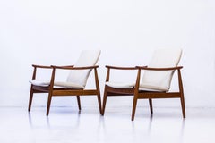 Pair of Easy Chair Model 138 by Finn Juhl, Denmark, 1950s
