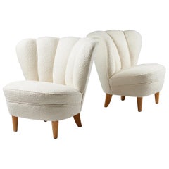 Pair of easy chairs, anonymous, Finland, 1950s