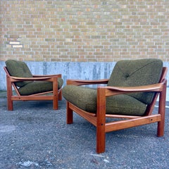 Pair of easy chairs by Arne Wahl Iversen