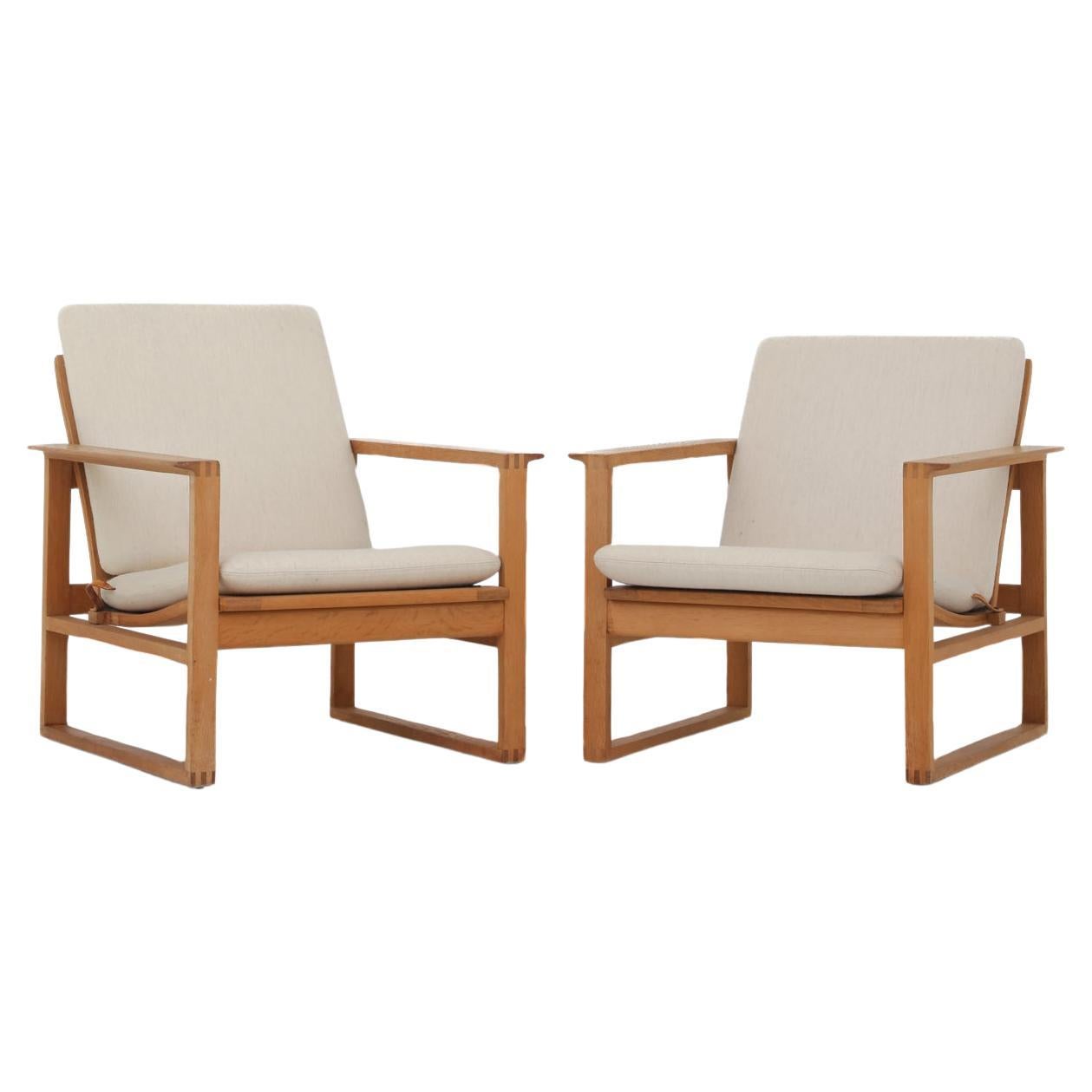 Pair of Easy Chairs by Børge Mogensen