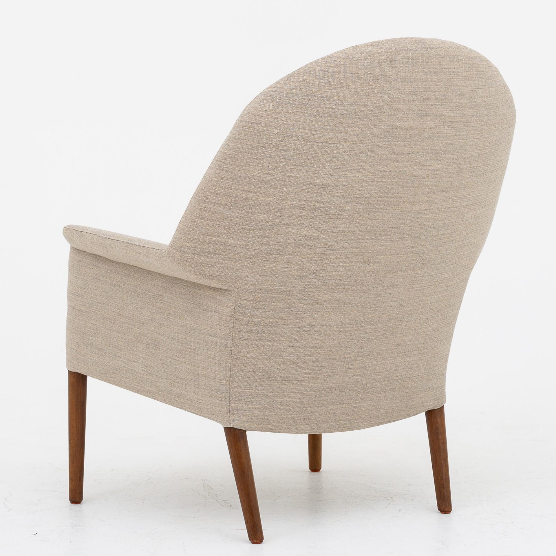 Danish Pair of Easy Chairs by Ejner Larsen & Aksel Bender Madsen