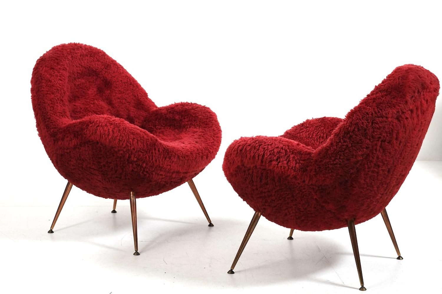 Paire de fauteuils de Fritz Neth pour Correcta 1955/début du modèle en vente 1