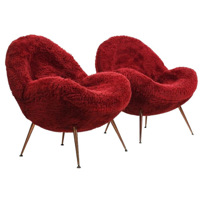 Paire de fauteuils de Fritz Neth pour Correcta 1955/début du modèle en vente