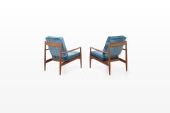 Pareja de butacas de Grete Jalk para France & Daverkosen, Dinamarca 1962