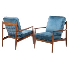Pair of easy chairs by Grete Jalk for France & Daverkosen, Denmark 1962