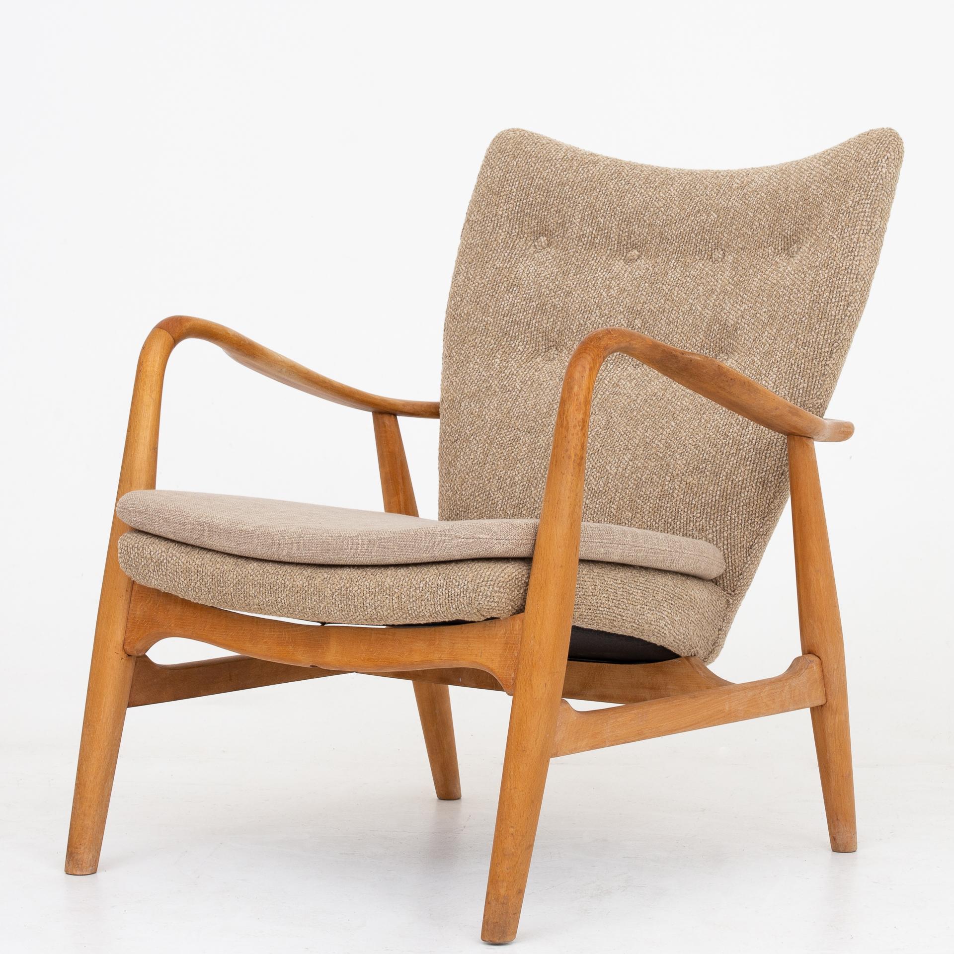 Scandinavian Modern Pair of Easy Chairs by Ib Madsen & Acton Shubell