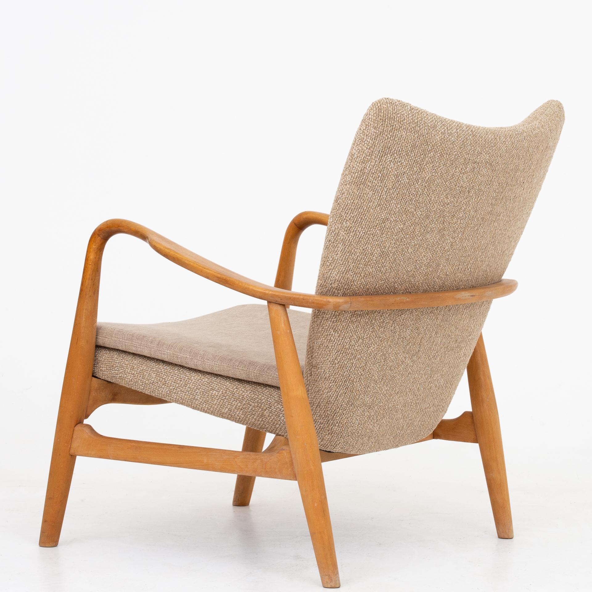 Danish Pair of Easy Chairs by Ib Madsen & Acton Shubell