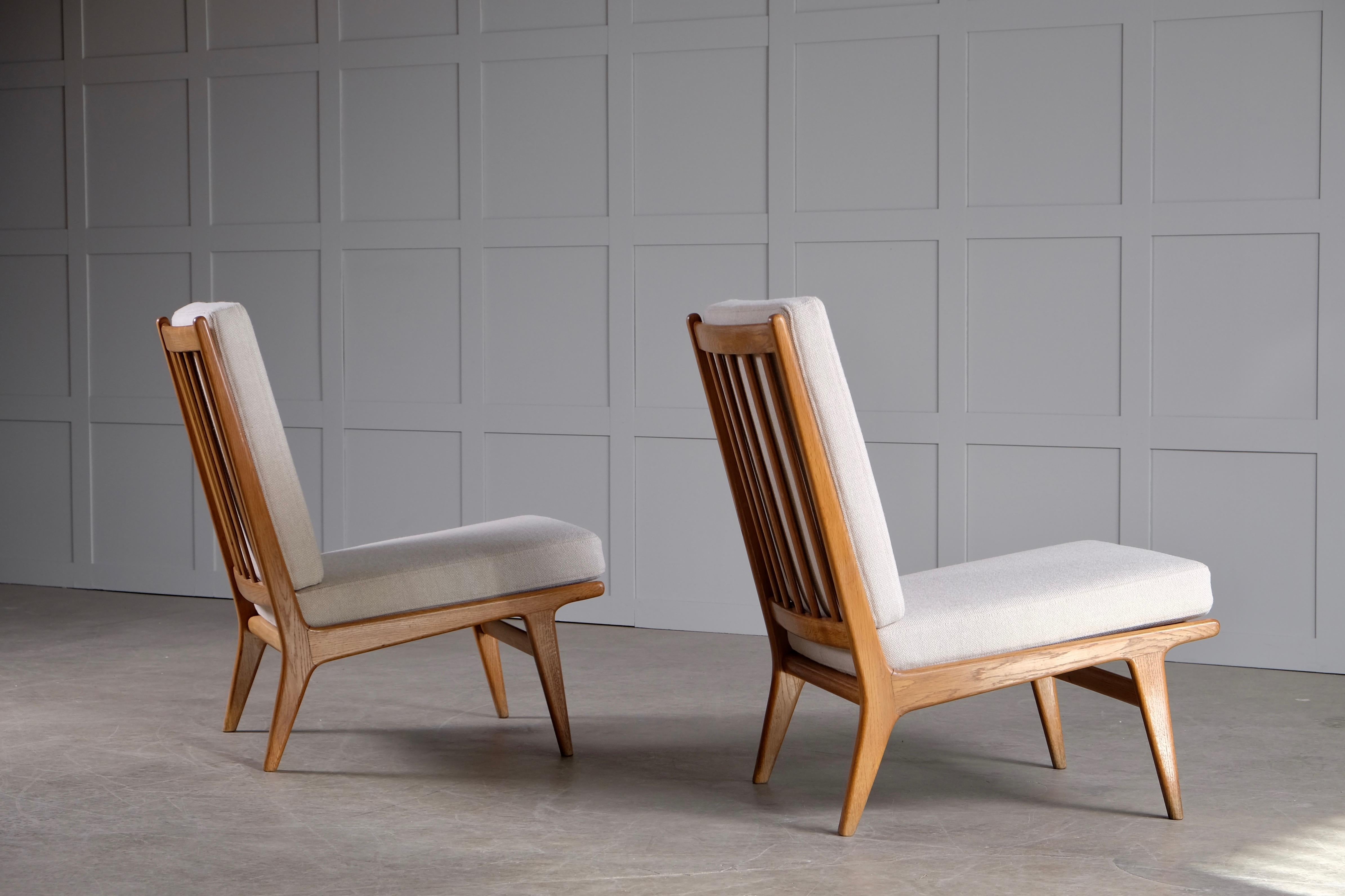 Paire de fauteuils de Karl-Erik Ekselius:: Suède:: années 1960 en vente 3