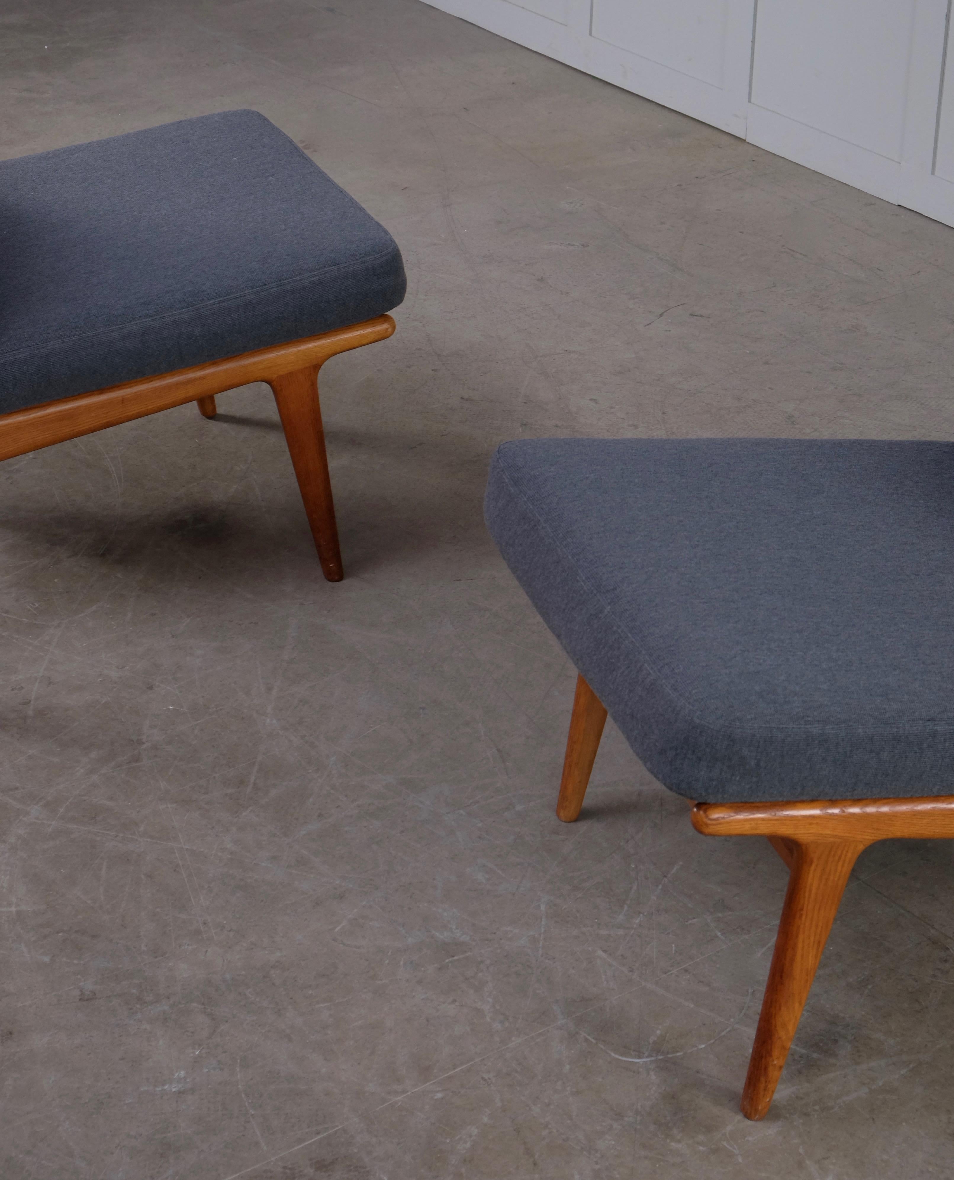 Swedish Pair of Easy Chairs by Karl-Erik Ekselius, Sweden, 1960s For Sale