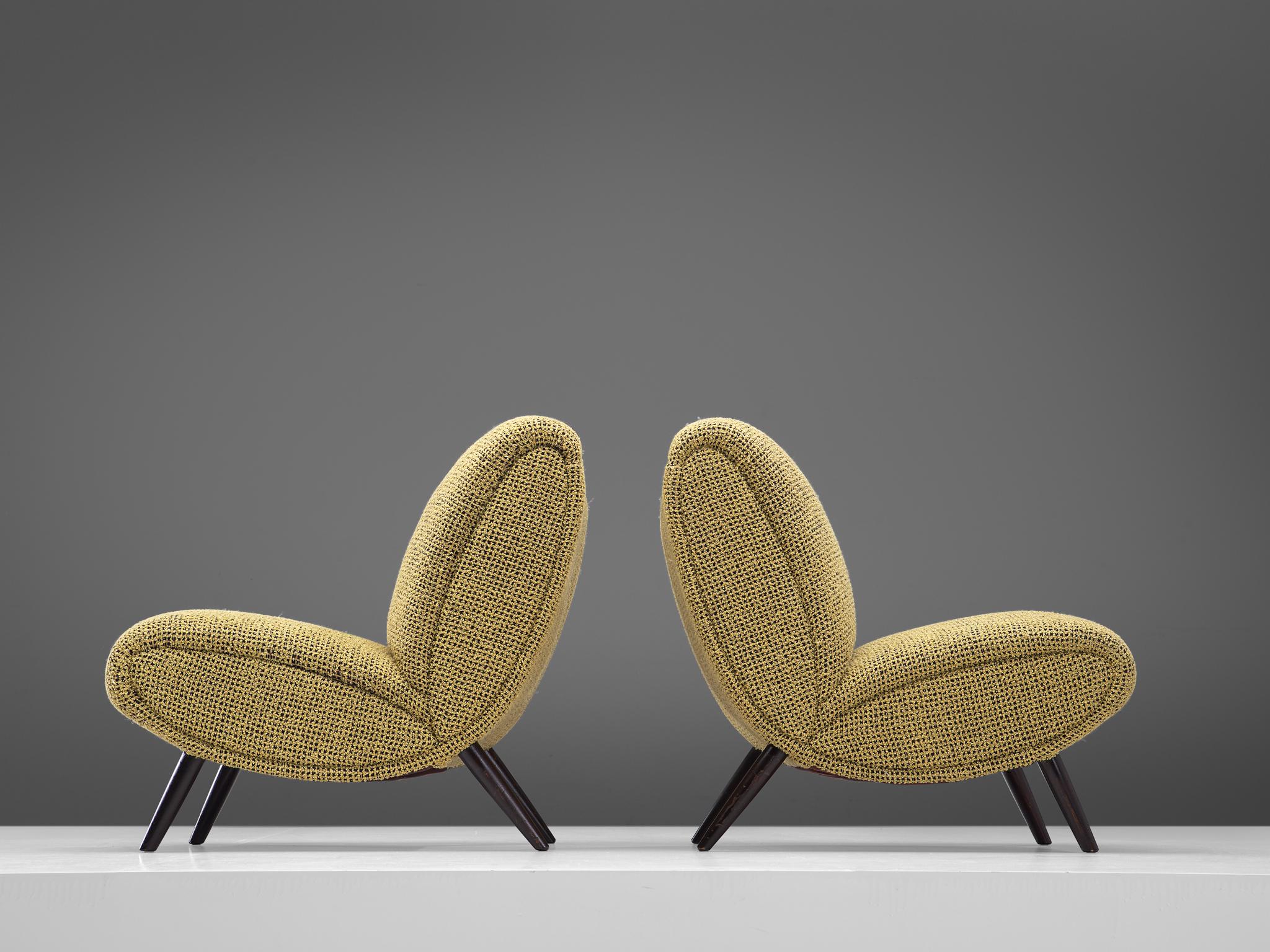 American Pair of Easy Chairs by Norman Bel Geddes