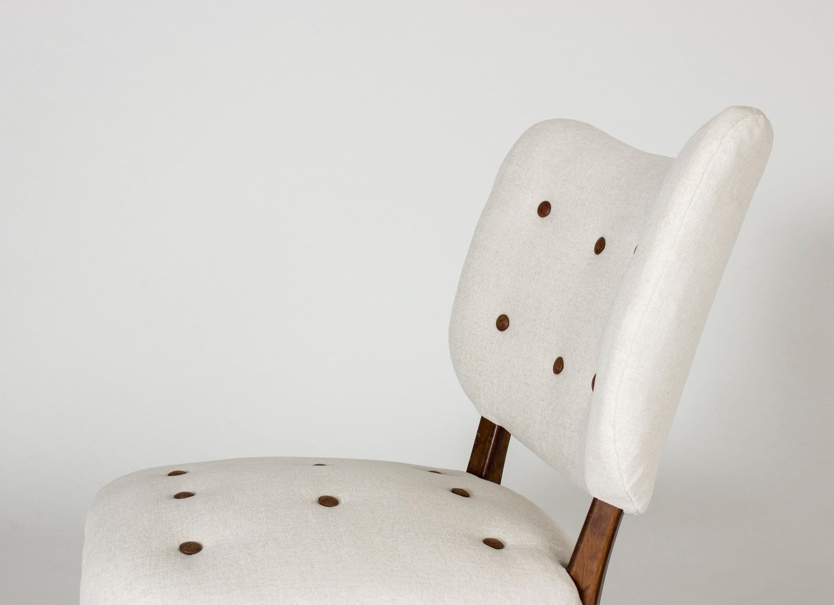 Mid-20th Century Pair of Easy Chairs by Otto Schulz