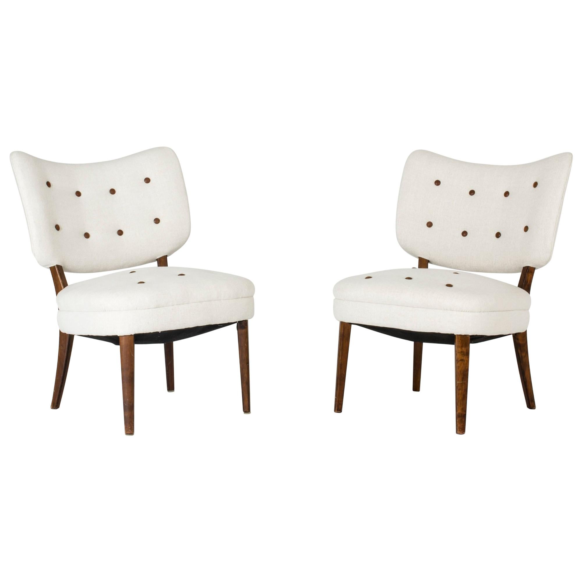 Pair of Easy Chairs by Otto Schulz