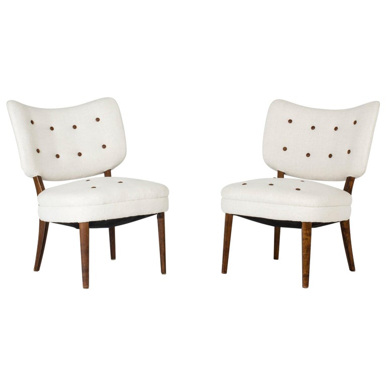 Pair of Easy Chairs by Otto Schulz at 1stDibs