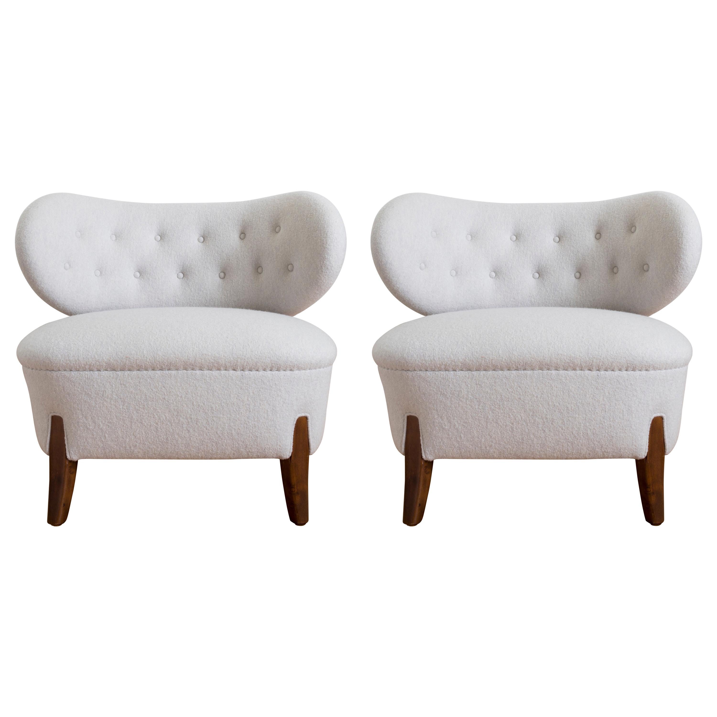 Pair of Easy Chairs by Otto Schulz