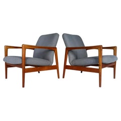 Pair of Easy Chairs DUX Alf Svensson, Sweden, 1960s