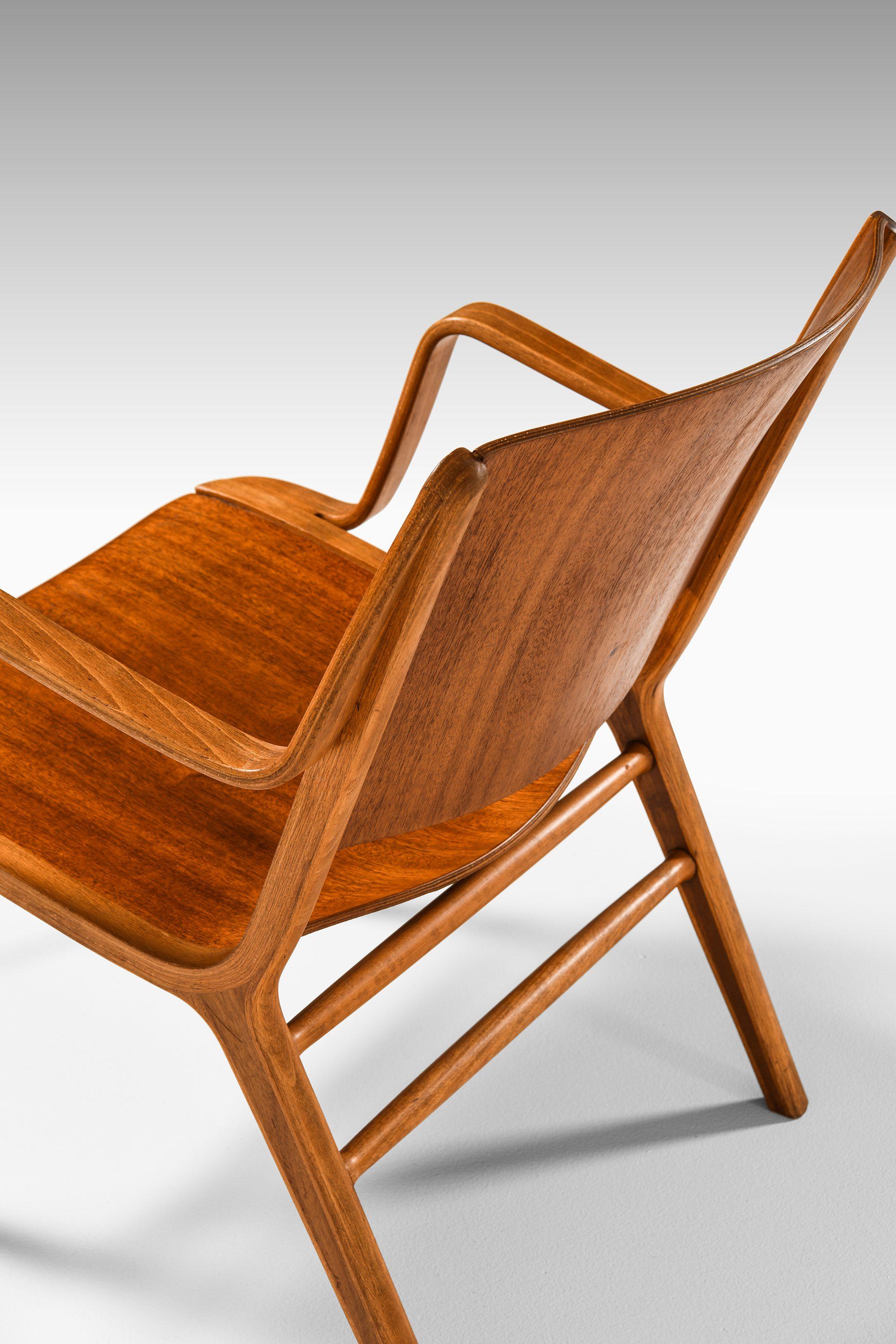 Pareja de butacas de teca y haya de Peter Hvidt & Orla Mølgaard-Nielsen, 1951 Teca en venta