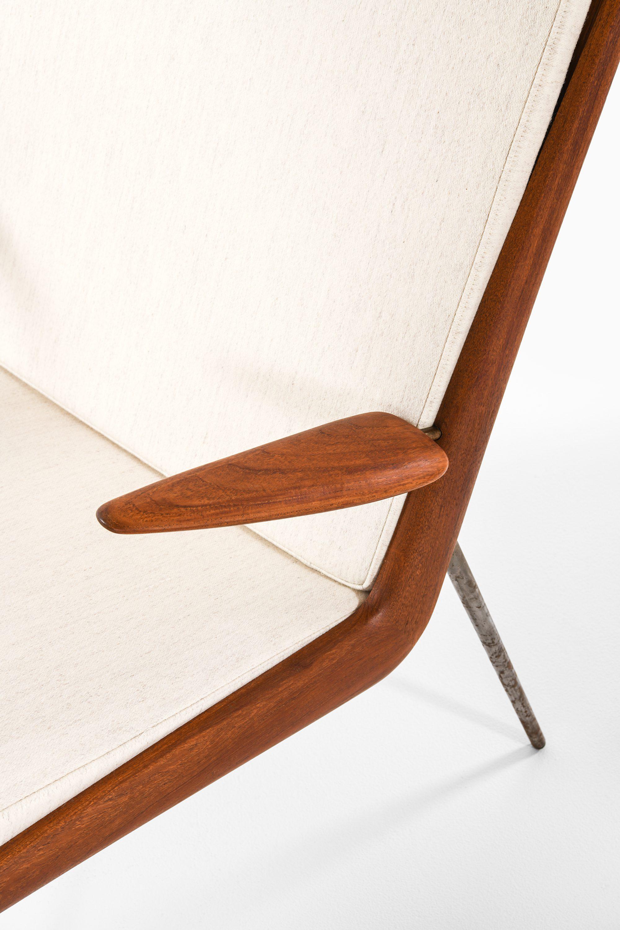 20ième siècle Paire de fauteuils en teck par Peter Hvidt & Orla Mølgaard-Nielsen, années 1950 en vente