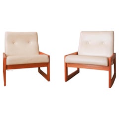 Vintage Pair of Easy Chairs, Model Espinho, by José Espinho for Olaio, 1973