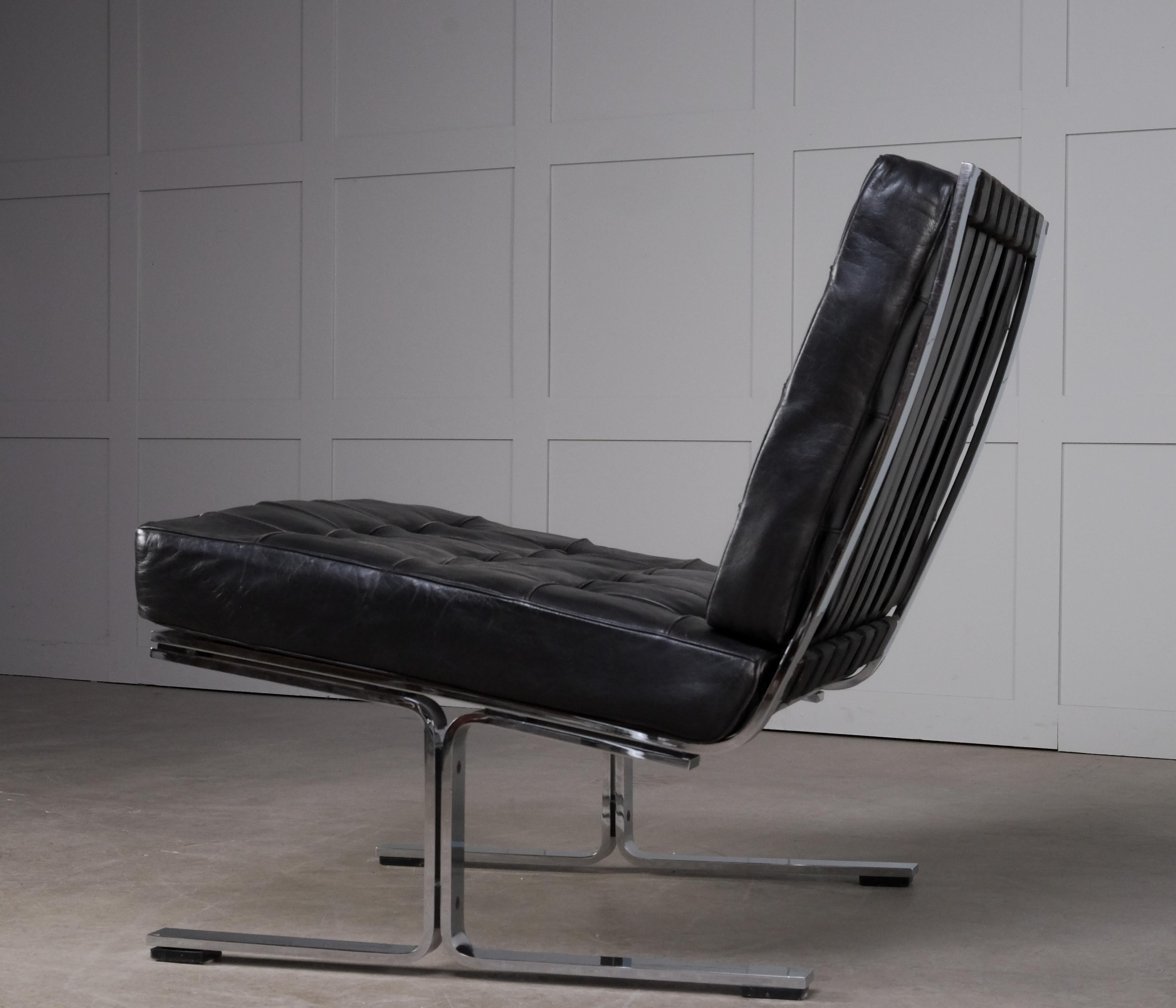 Ein Paar Sessel ohne Armlehne Modell „F60“ von Karl-Erik Ekselius, 1960er Jahre im Angebot 2