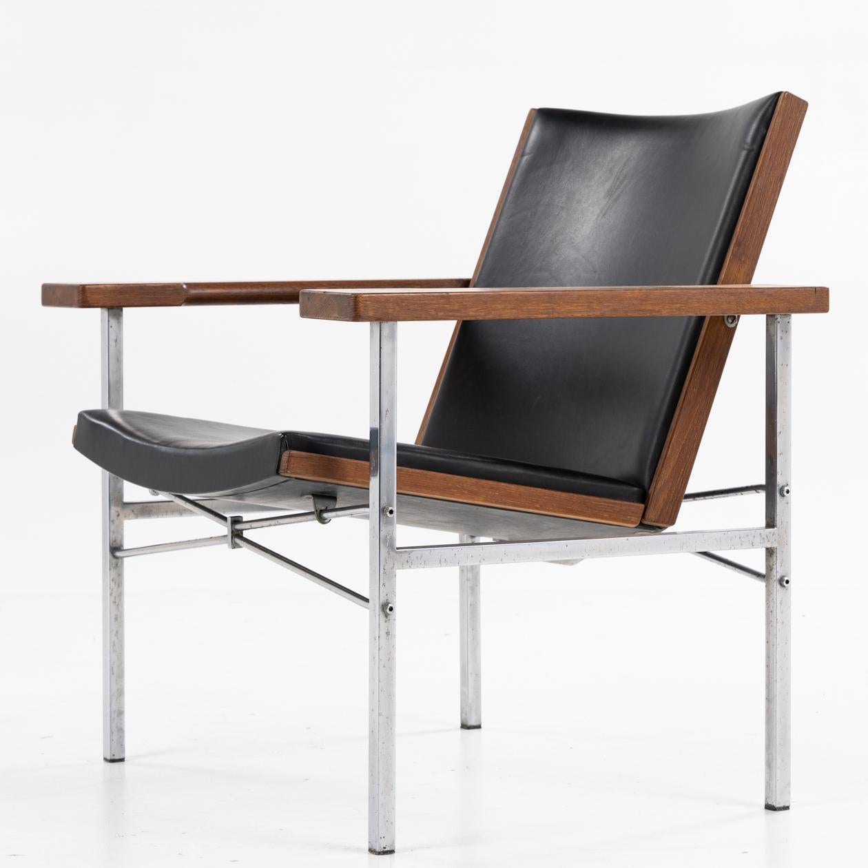 Pair of JH 703 easy chairs by Hans J. Wegner / Johannes Hansen.