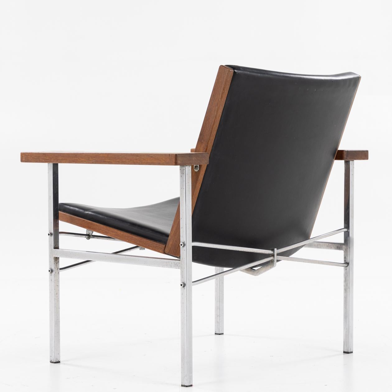 Ein Paar Sessel ohne Armlehne Modell JH 703 von Hans J. Wegner (Skandinavische Moderne) im Angebot