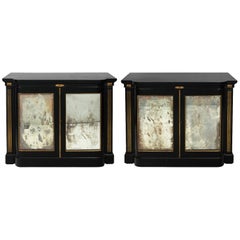 Pair of Ebonized Chiffoniers, circa 1860