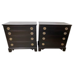 Pair of Ebonized Dressers