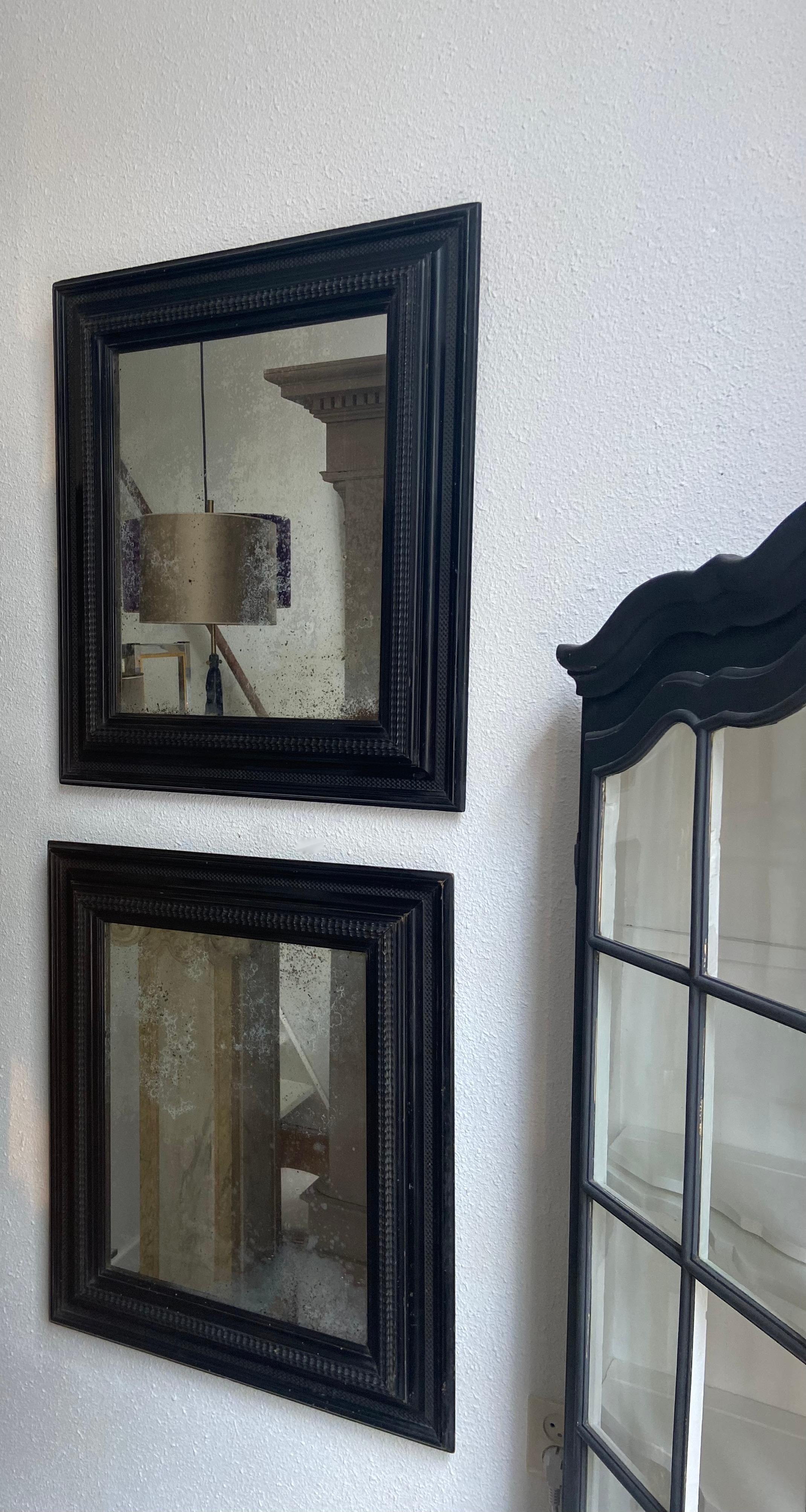 Mid-19th Century Ebony mirrors For Sale