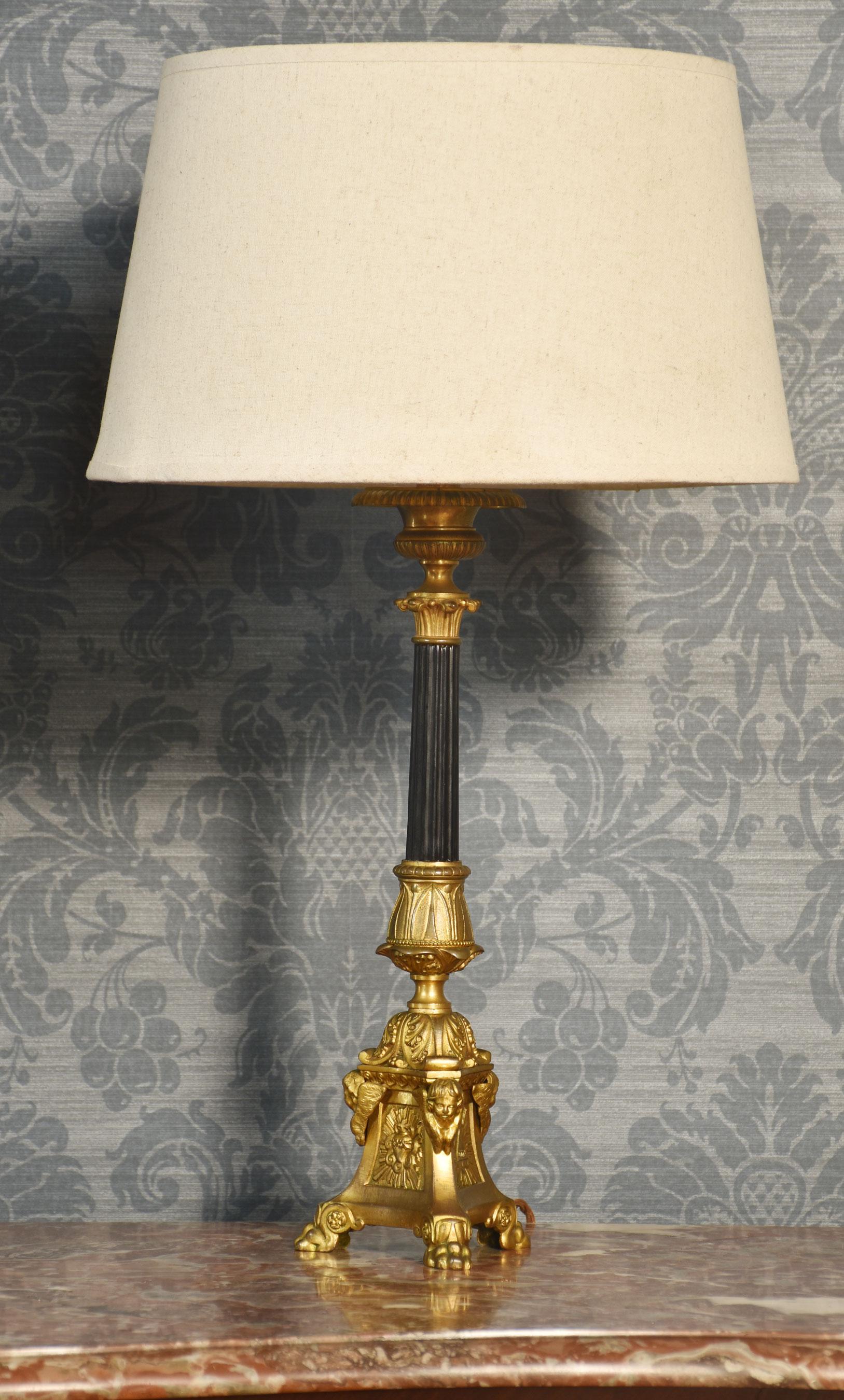Pair of ecclesiastical table lamps In Good Condition In Cheshire, GB