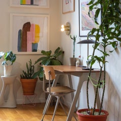 Pair of Echo Three Sconces / Flush Mounts in Brass from Souda, Made to Order