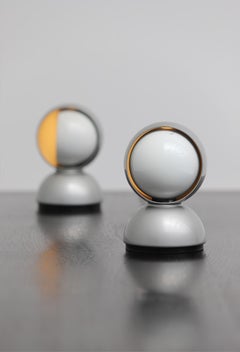 Pair of eclisse lamps designed by Vico Magistretti in 1965 for Artemide