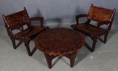 Pair of Ecuadorian Lounge Set by Angel Pazmino
