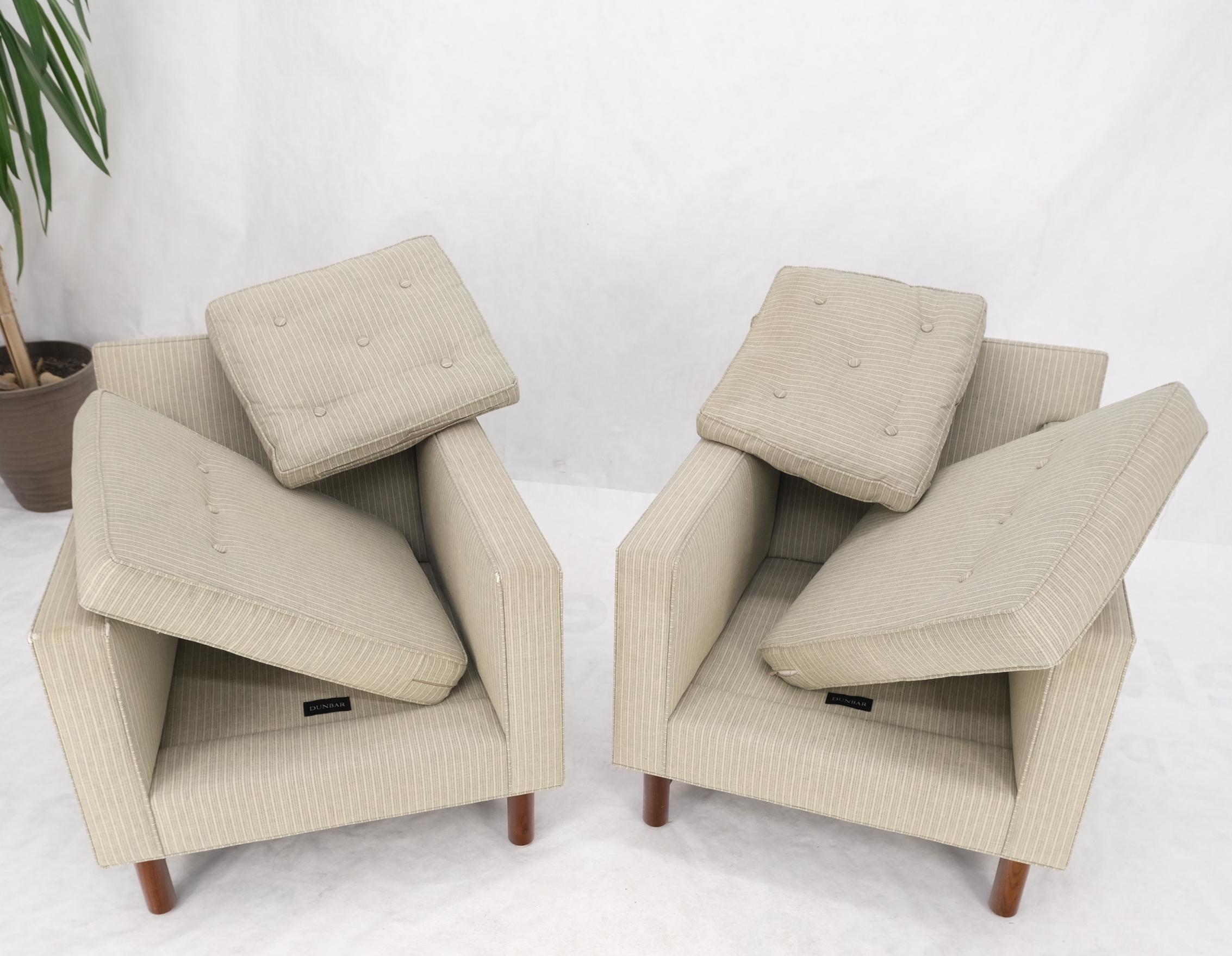 Pair of Ed Warley for Dunbar Deep Lounge Arm Club Chairs  For Sale 11