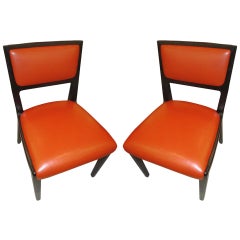 Vintage Pair of Ed Wormley Chairs