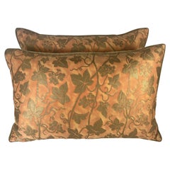 Pair of Ederna Patterned Fortuny Textile Pillows