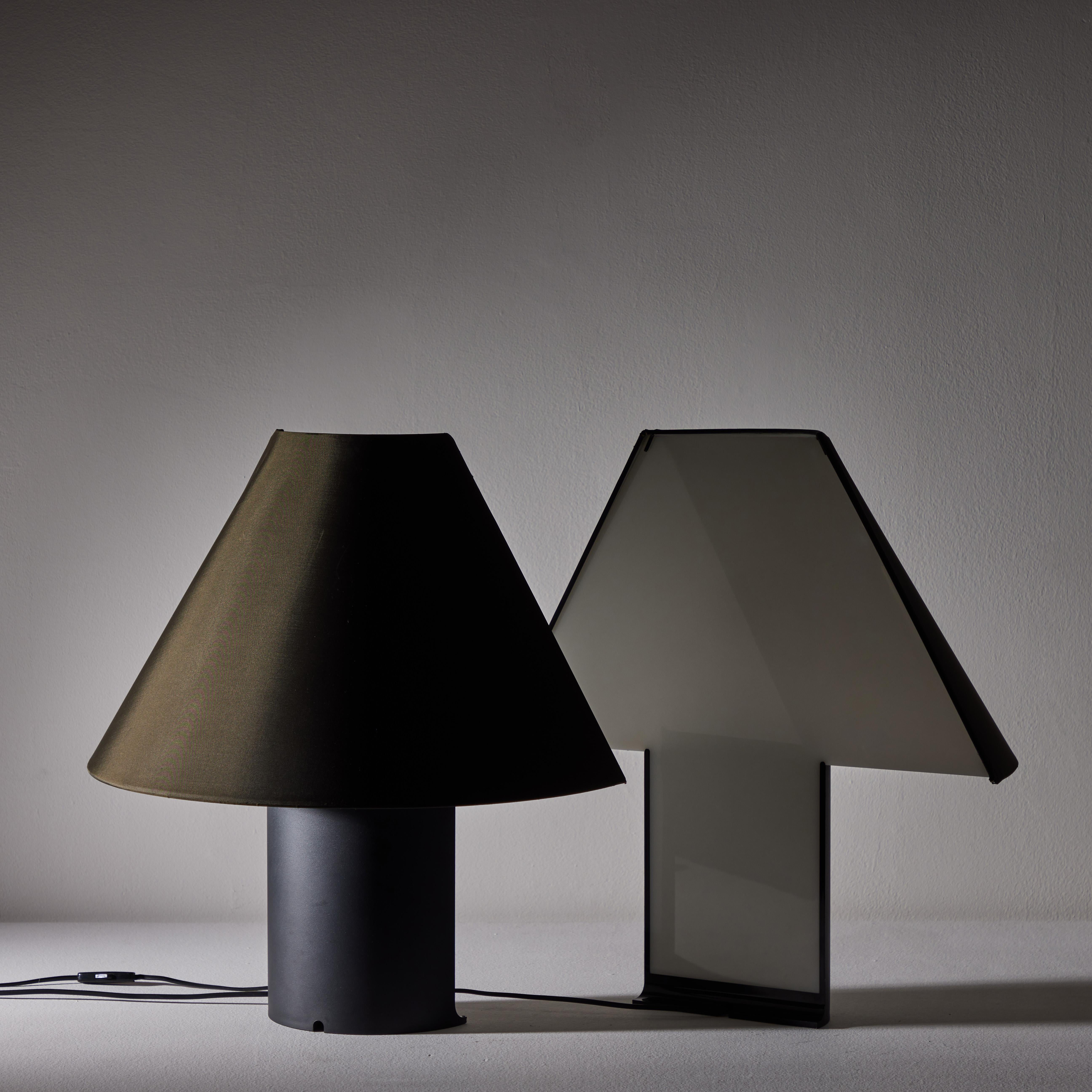 Modern Pair of Edipo Table Lamps by Barbaglia & Colombo for PAF For Sale