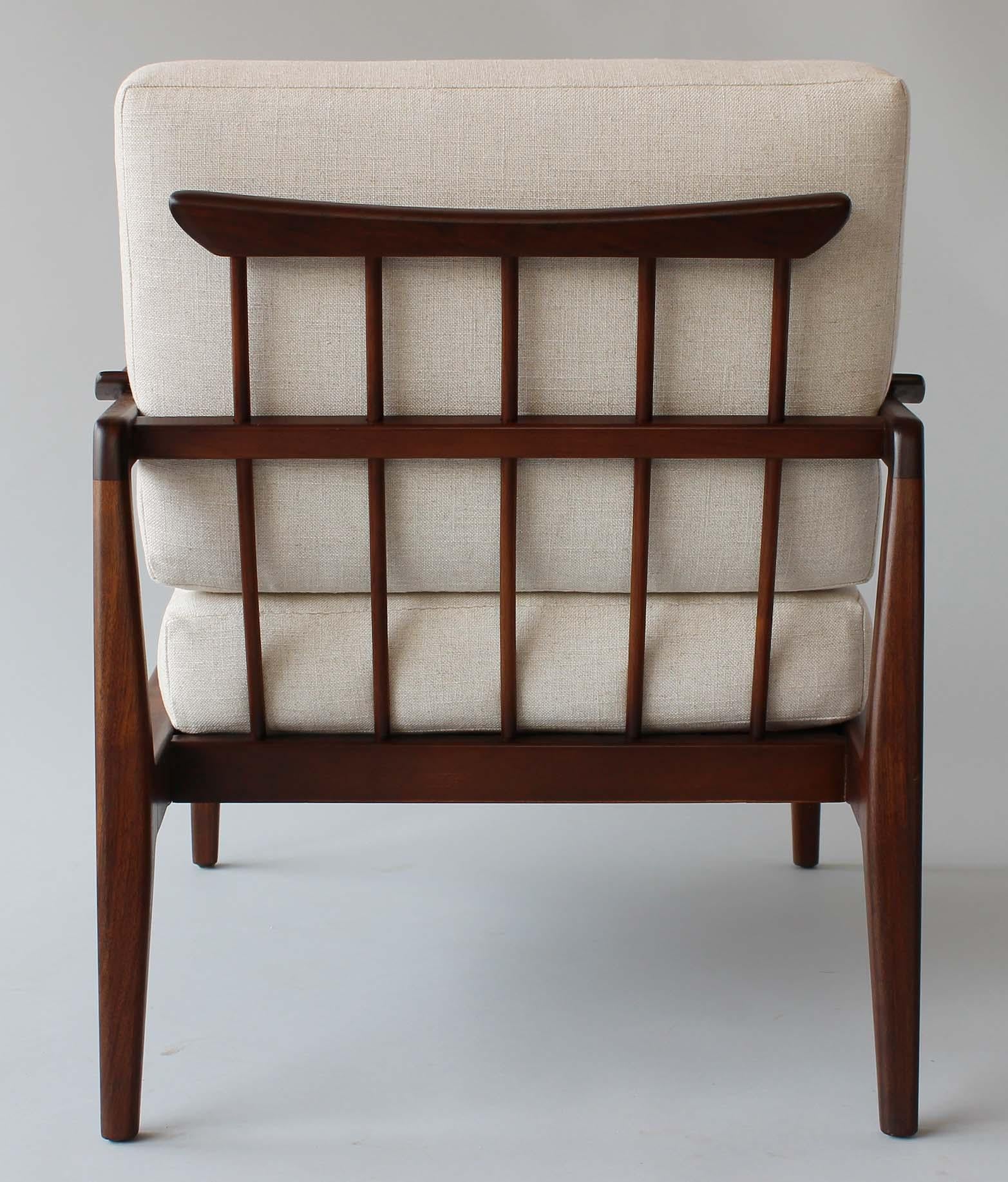 Pair of Edmond J. Spence Armchairs In Good Condition For Sale In Southampton, NY